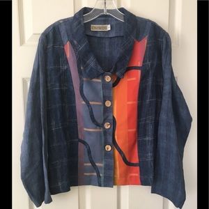 Linen Blouse by Canvasbacks